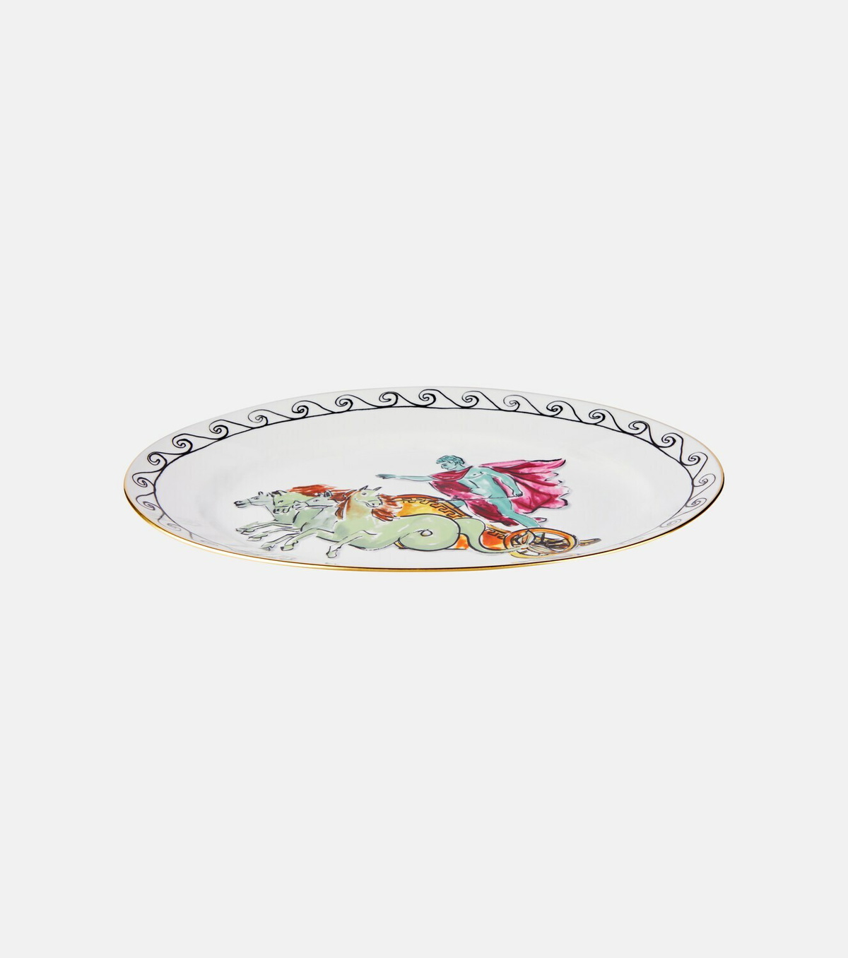 Ginori 1735 x Luke Edward Hall Il Viaggio di Nettuno porcelain platter