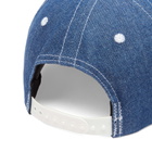 Randy's Garments Men's Randy’s Garments  5 Panel Logo Snapback Cap in Double Washed Denim 