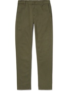 Nudie Jeans - Easy Alvin Slim-Fit Organic Cotton-Blend Trousers - Green