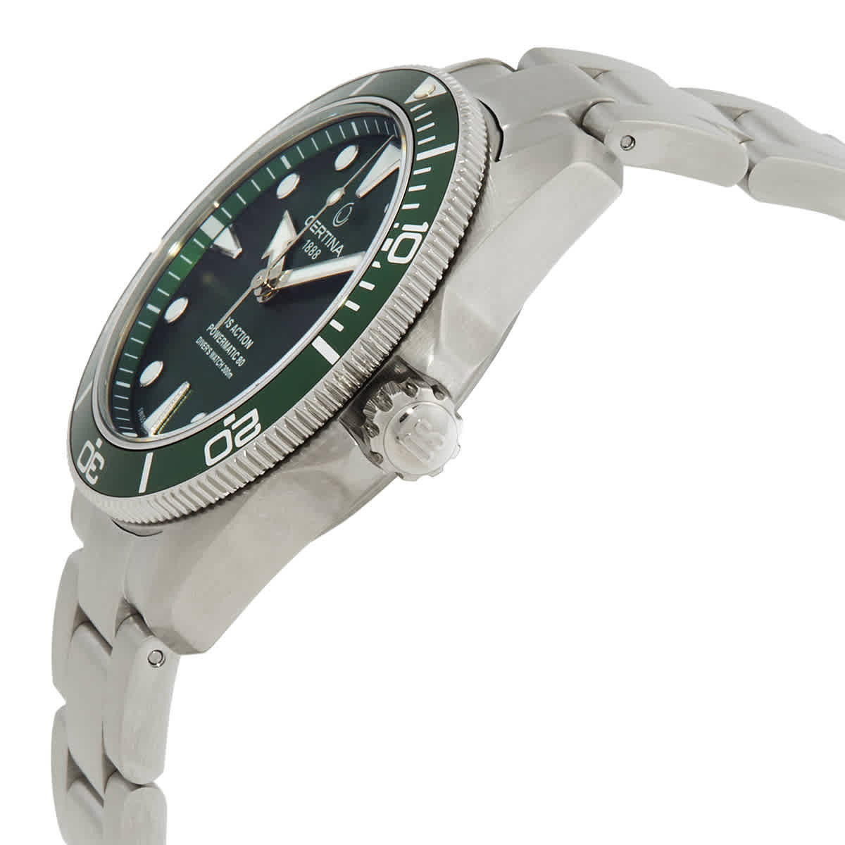 Certina DS Action Automatic Green Dial Mens Watch C0328071109100