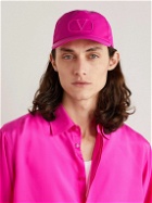 Valentino - Valentino Garavani Logo-Embroidered Shell Baseball Cap - Pink