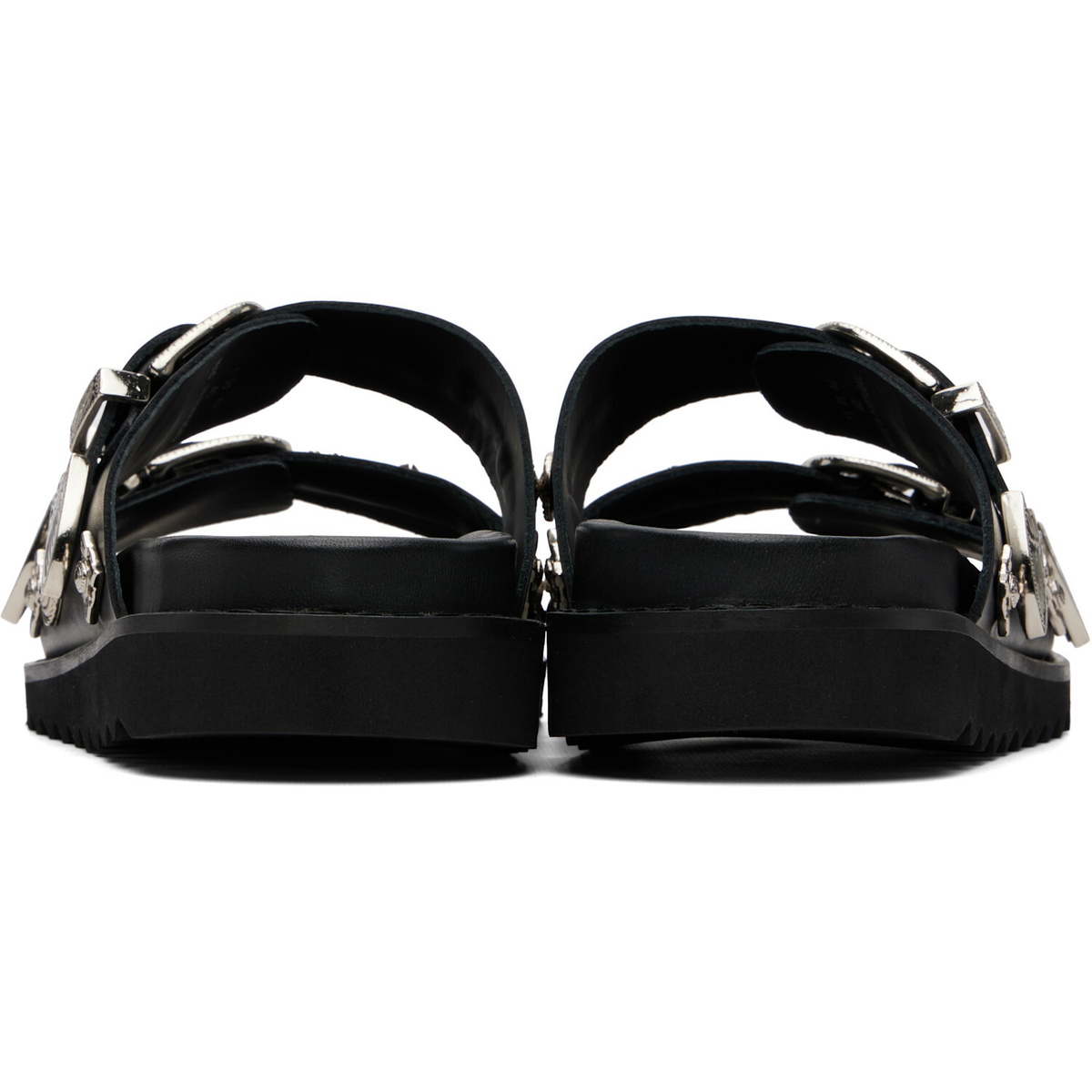 Toga Virilis Black Buckle Sandals