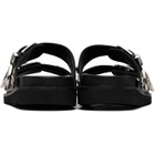 Toga Virilis Black Buckle Sandals
