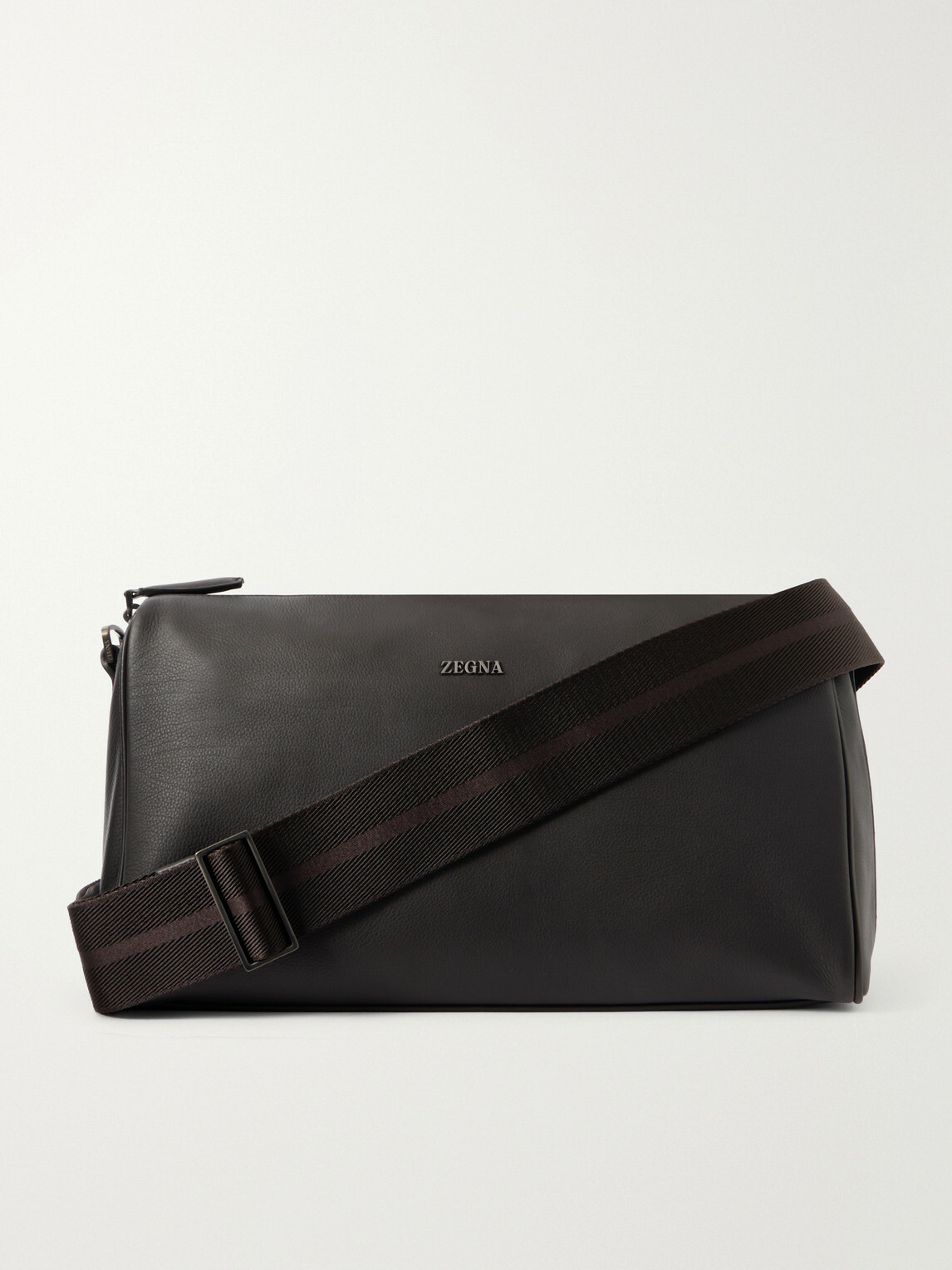 Zegna - SECONDSKIN Leather Messenger Bag