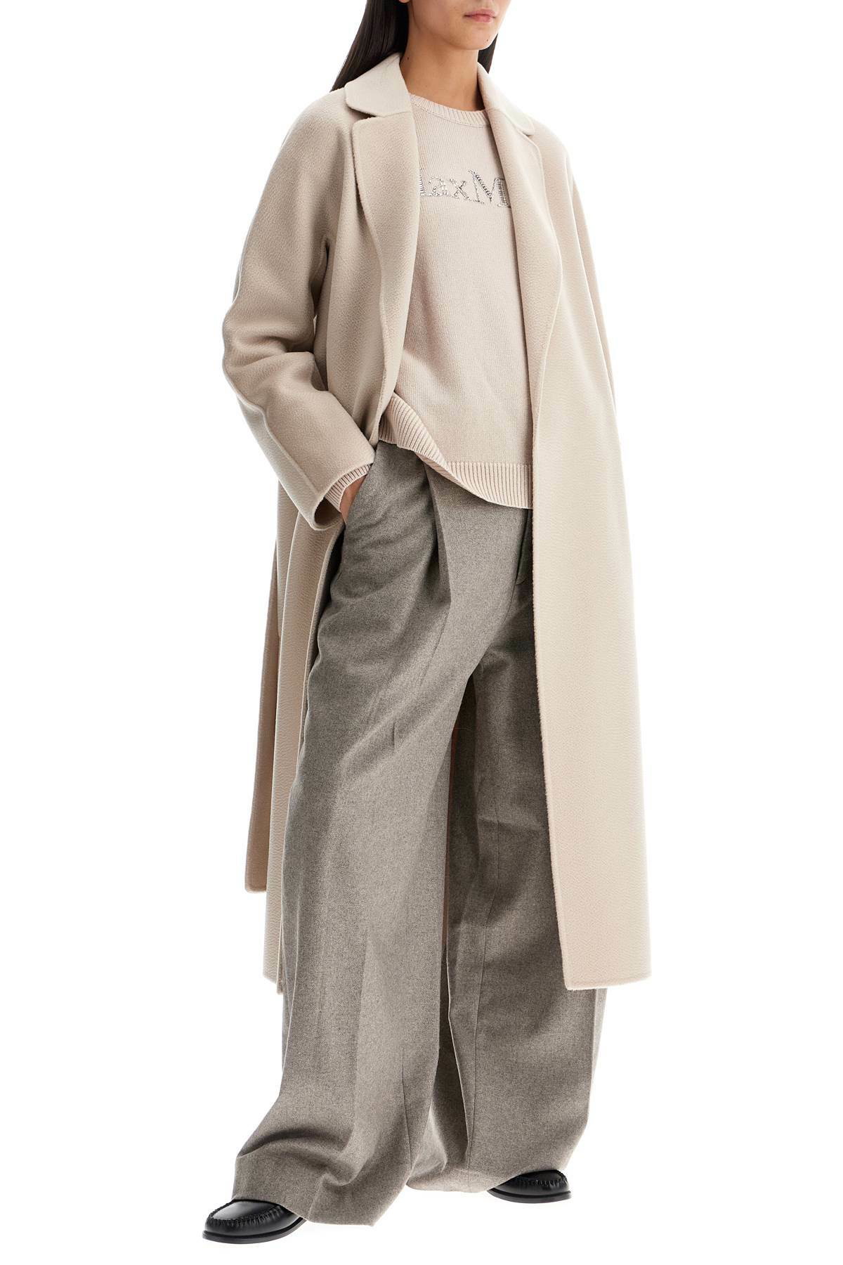 ルームウェア・パジャマ S MAX MARA WOOL ROBE COAT S Max Mara Paride Wool Robe ロング Coat (ジャケット) IFCHIC.COM