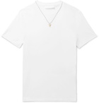 Neil Barrett - Slim-Fit Printed Stretch-Cotton Jersey T-Shirt - Men - White