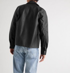 Séfr - Matsy Faux Leather Shirt Jacket - Black