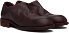 Guidi Burgundy 990E Slip-on Loafers