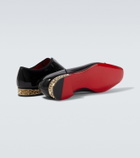 Christian Louboutin Alphamale Rocks patent leather Derby shoes
