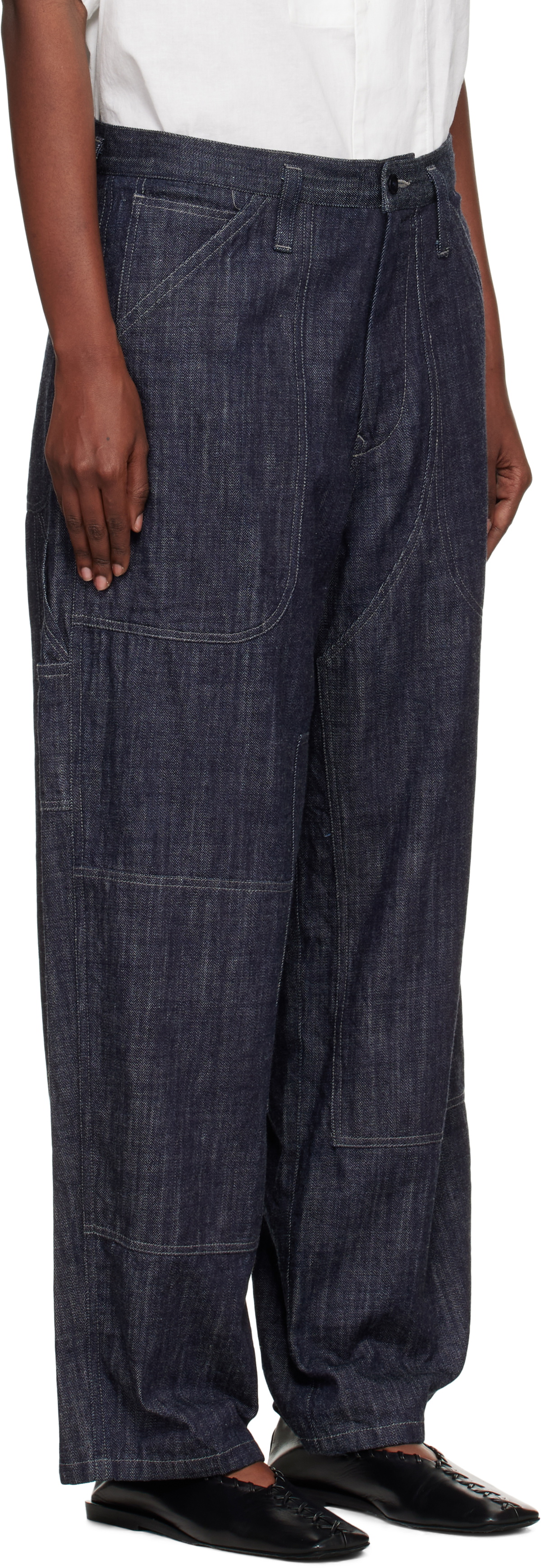 Y's Indigo U-Work Jeans