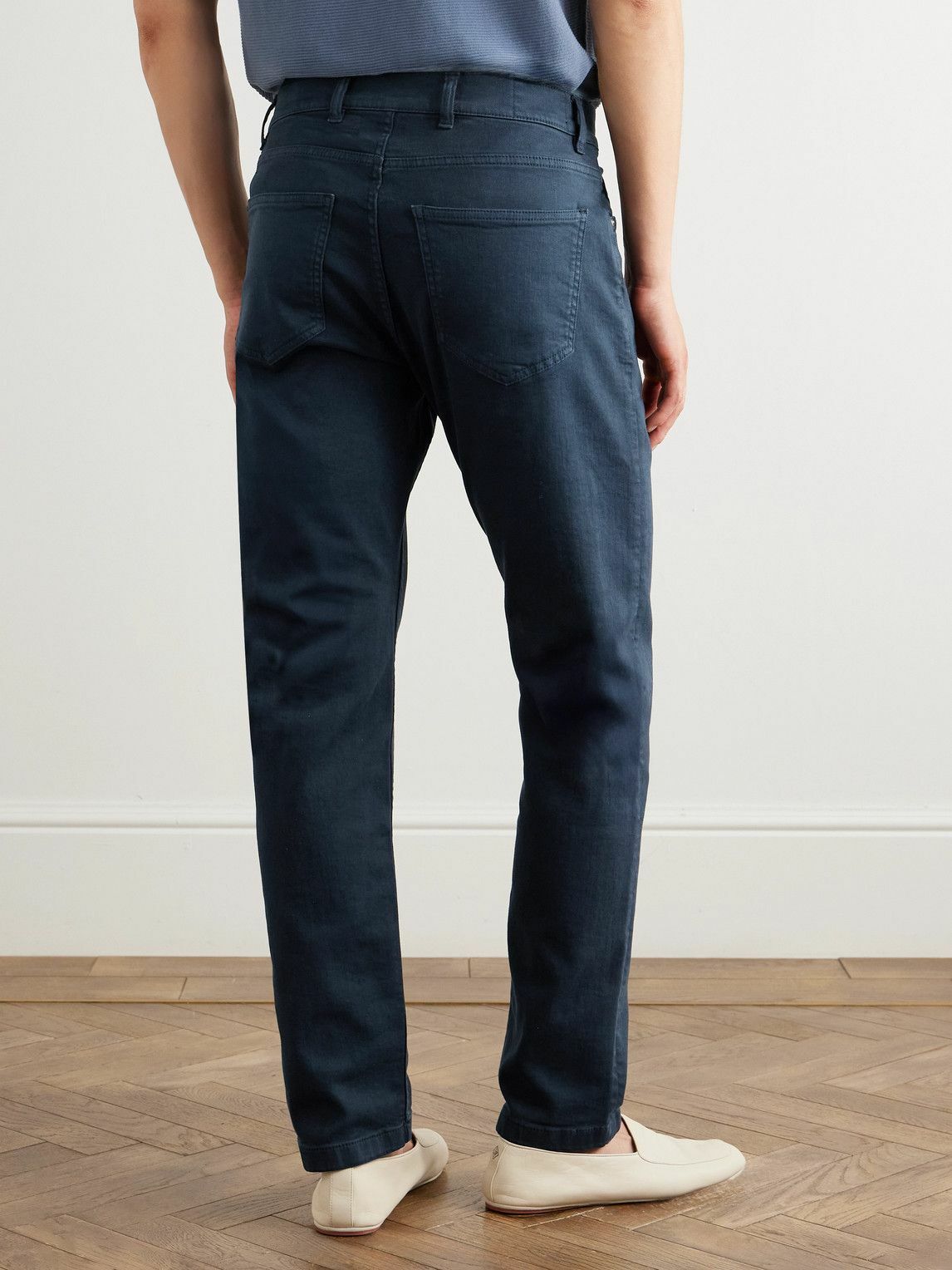 Eleventy - Slim-Fit Straight-Leg Jeans - Blue