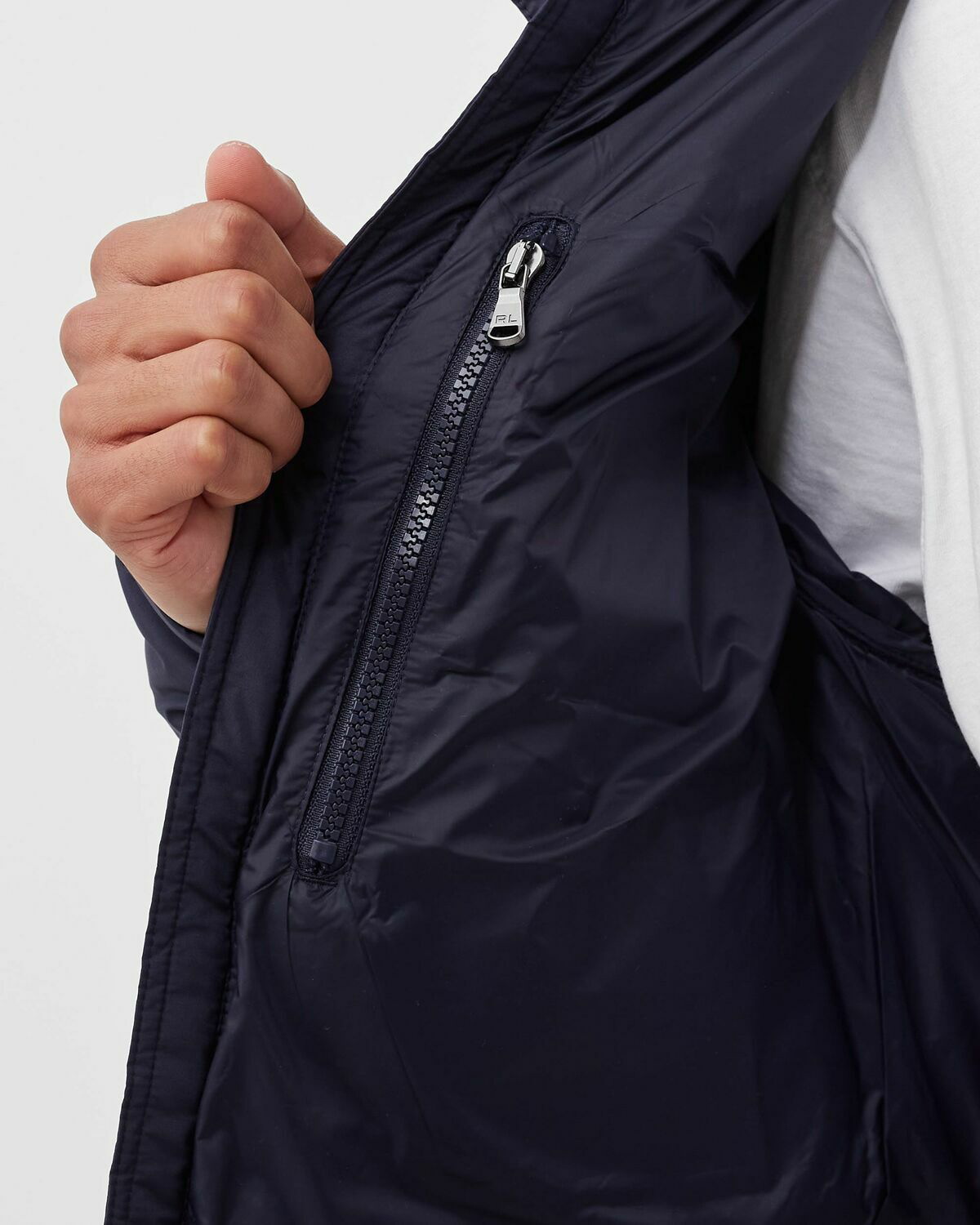 Polo Ralph Lauren Mens Collection Navy Water-Repellent Down Jacket