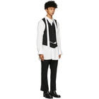 BED J.W. FORD White Silk Vest Shirt