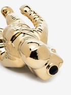 Seletti Gold Tone Starman Porcelain Bud Vase