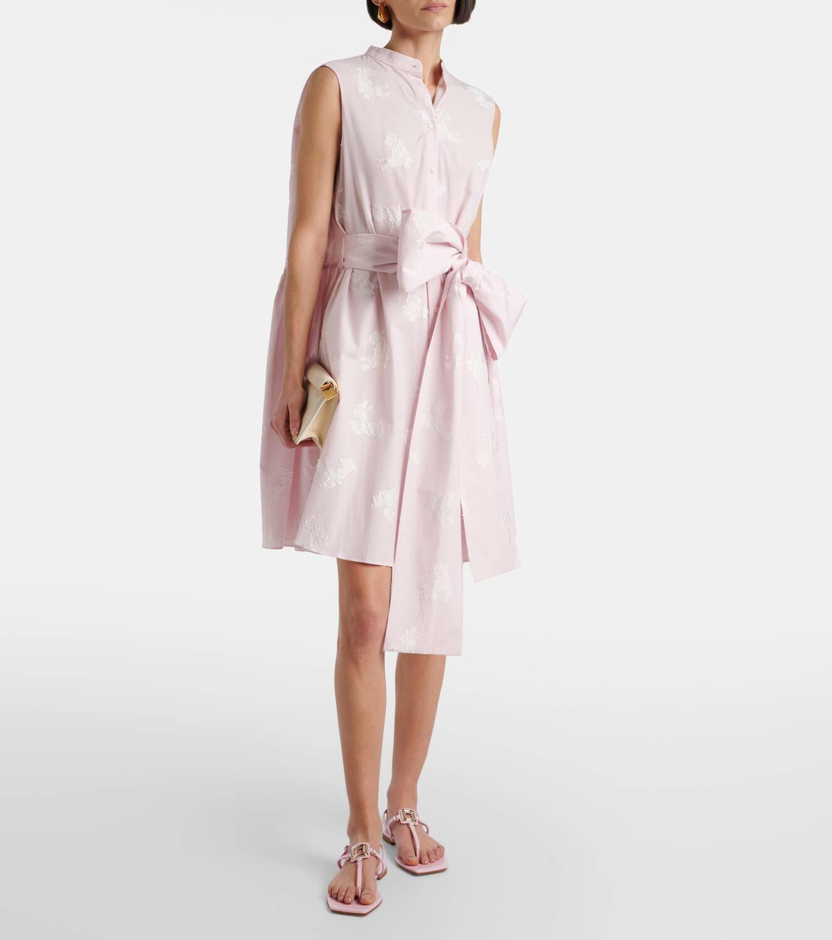 Erdem Bow-detail minidress