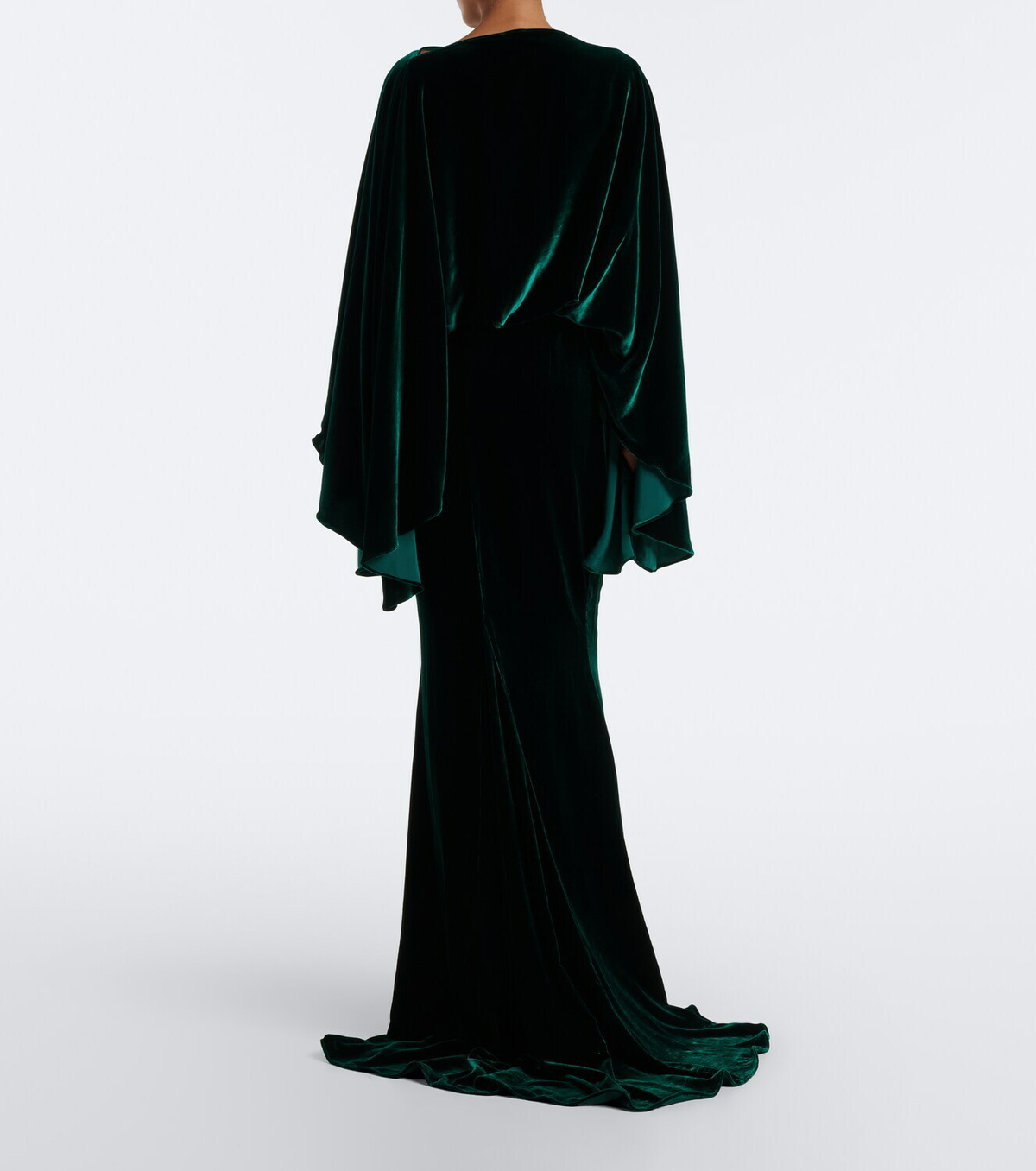 Taller Marmo Draped velvet gown