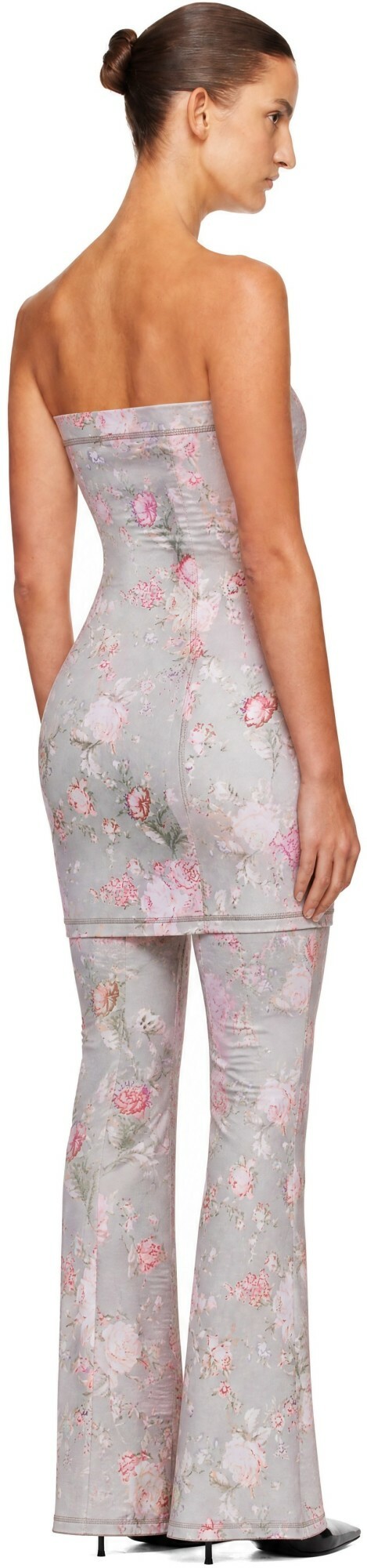KNWLS Gray Skinn Minidress