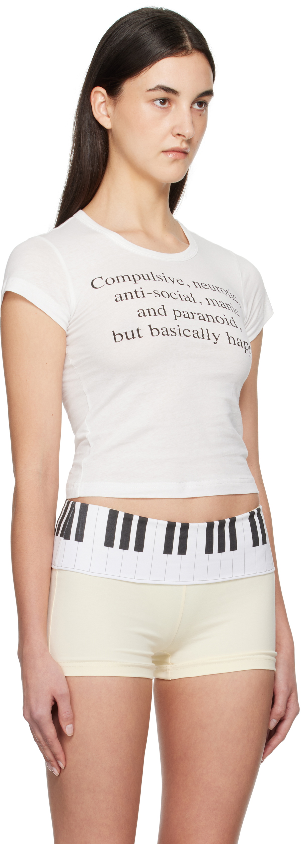 Praying White 'Compulsive' Baby T-Shirt