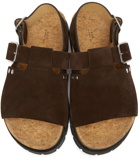 A.P.C. Brown Noe Sandals