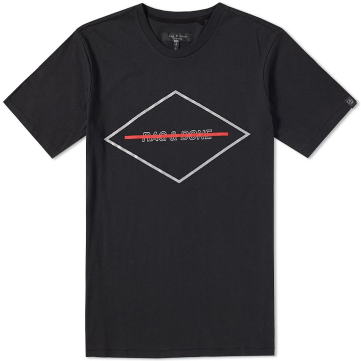 Photo: Rag & Bone Diamond Logo Tee