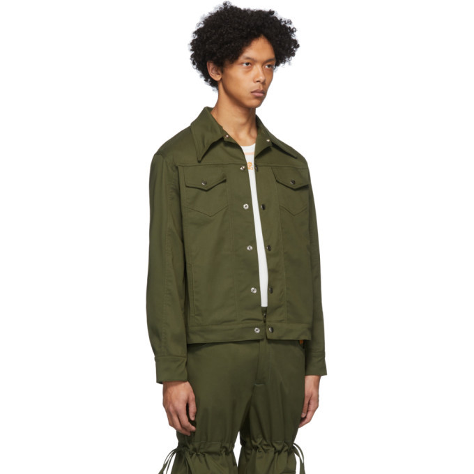 Phlemuns Khaki Trucker Jacket Phlemuns