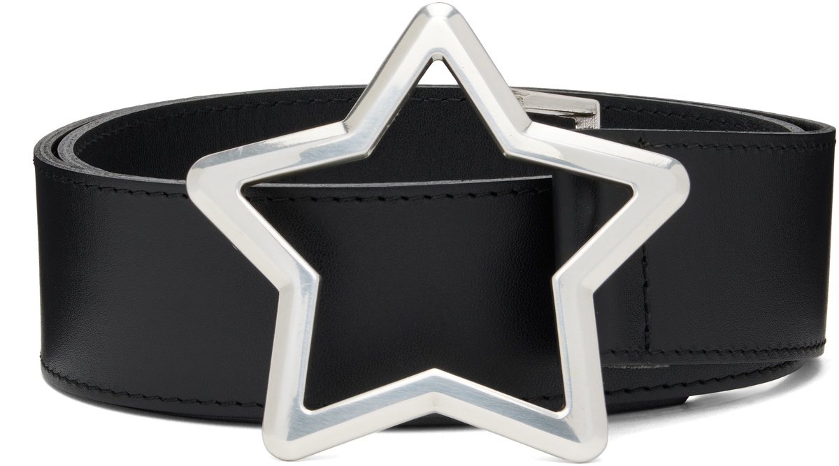 Ernest W. Baker Black Rose Buckle Belt Ernest W. Baker