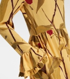 La DoubleJ Visconti silk crêpe de chine maxi dress