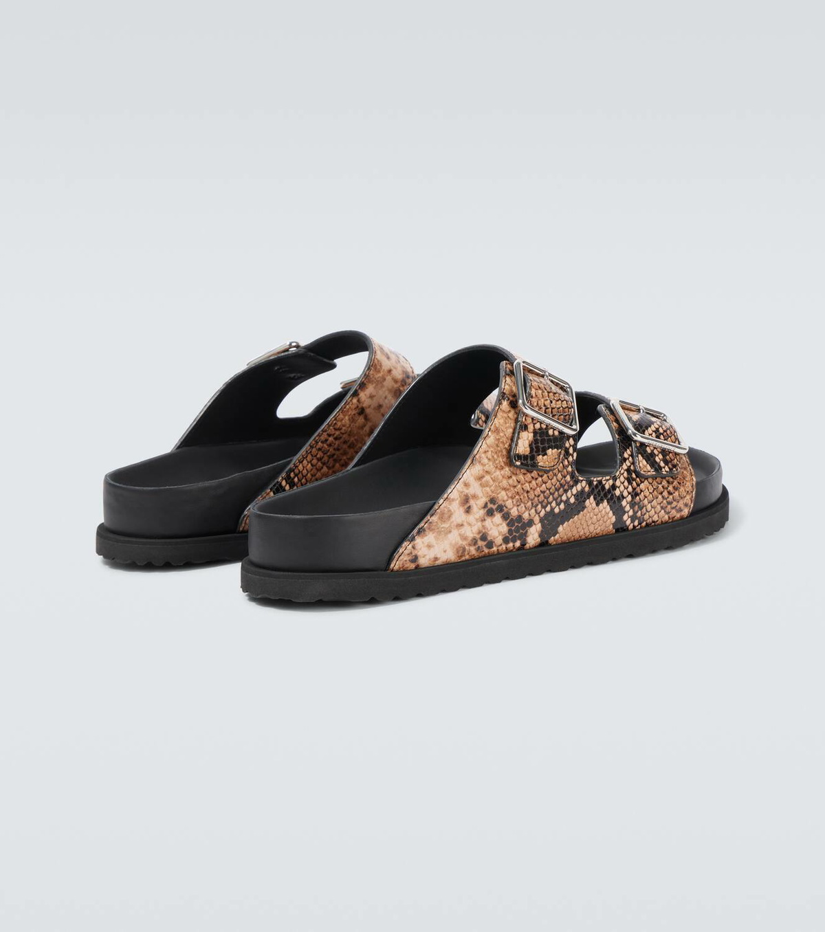 Birkenstock 1774 Arizona snake-effect leather sandals Birkenstock 1774