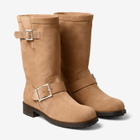 Jimmy Choo Biker Mid Flat Boot