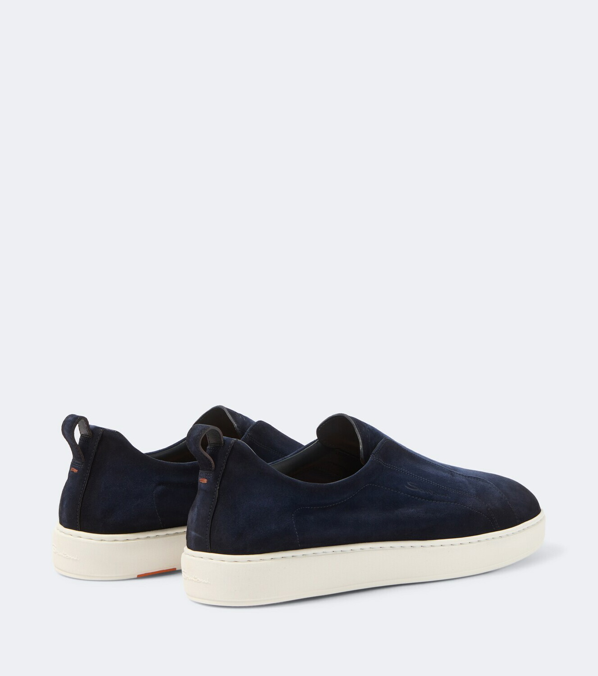 Santoni Suede slip-on sneakers