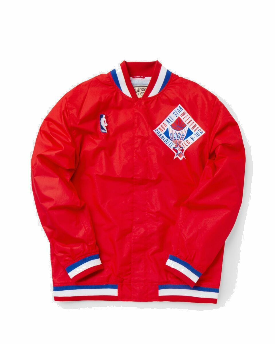 Photo: Mitchell & Ness Authentic Warm Up Jacket All Star West 1991 92 Red - Mens - College Jackets/Team Jackets