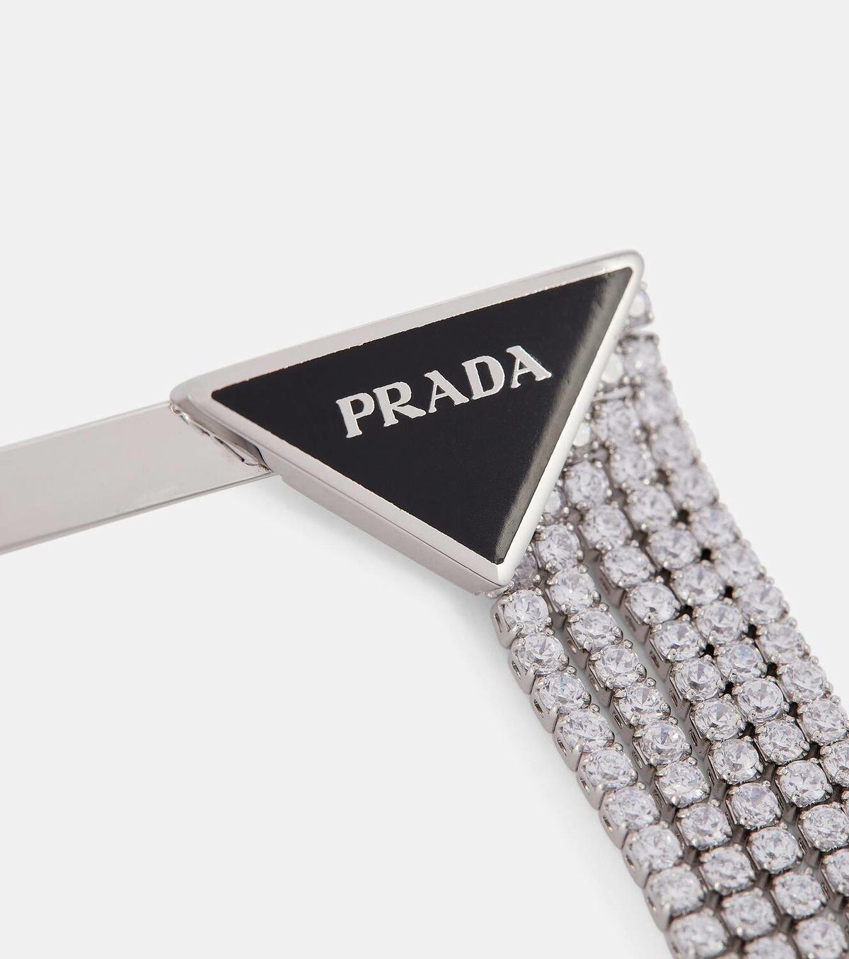 New Prada rhinestone hair clips. Prada Set of 2 embellished hair clips Prada main image 3