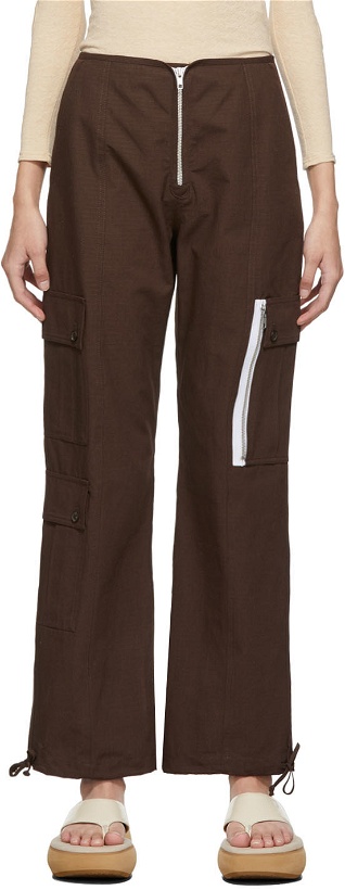 Photo: Sandy Liang Brown Accord Trousers