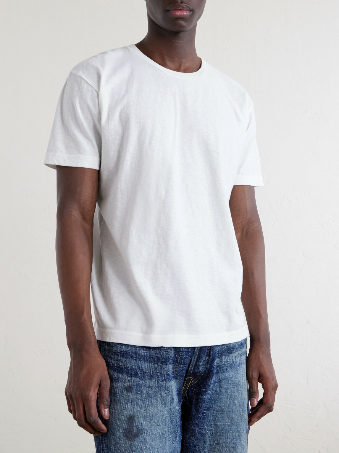 FULLCOUNT - Two-pack Cotton-Jersey T-Shirt - White
