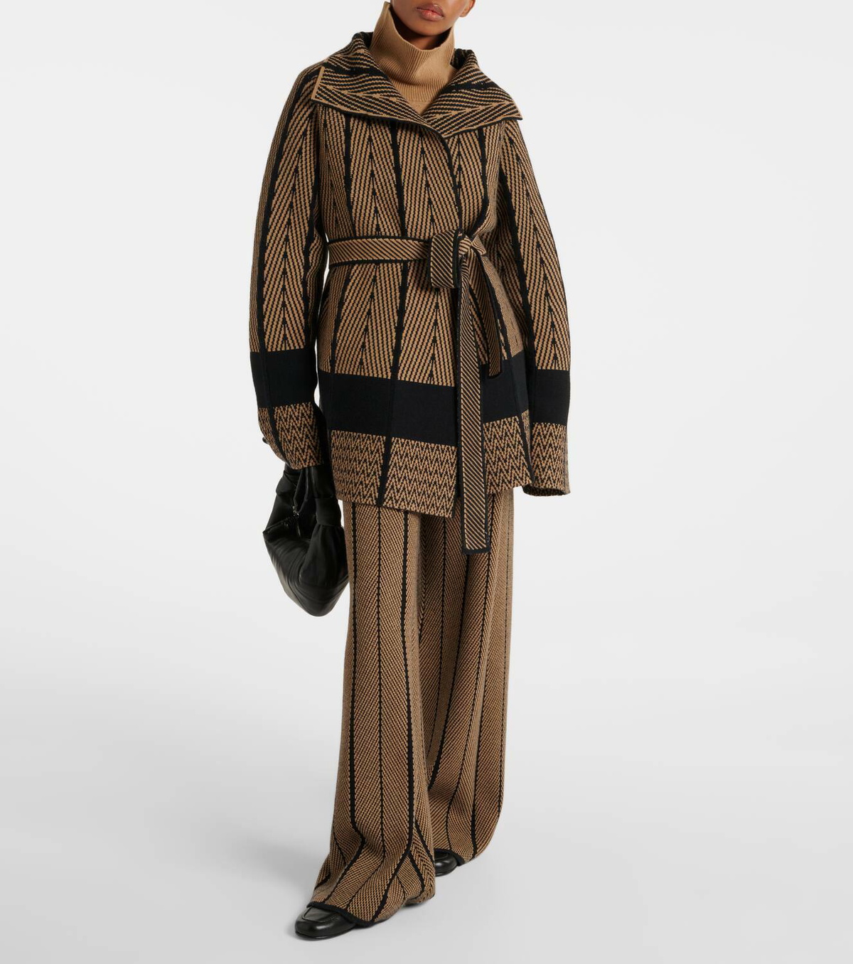 JOSEPH★ Chevron wool jacquard straight pants Joseph Chevron wool jacquard straight pants Joseph