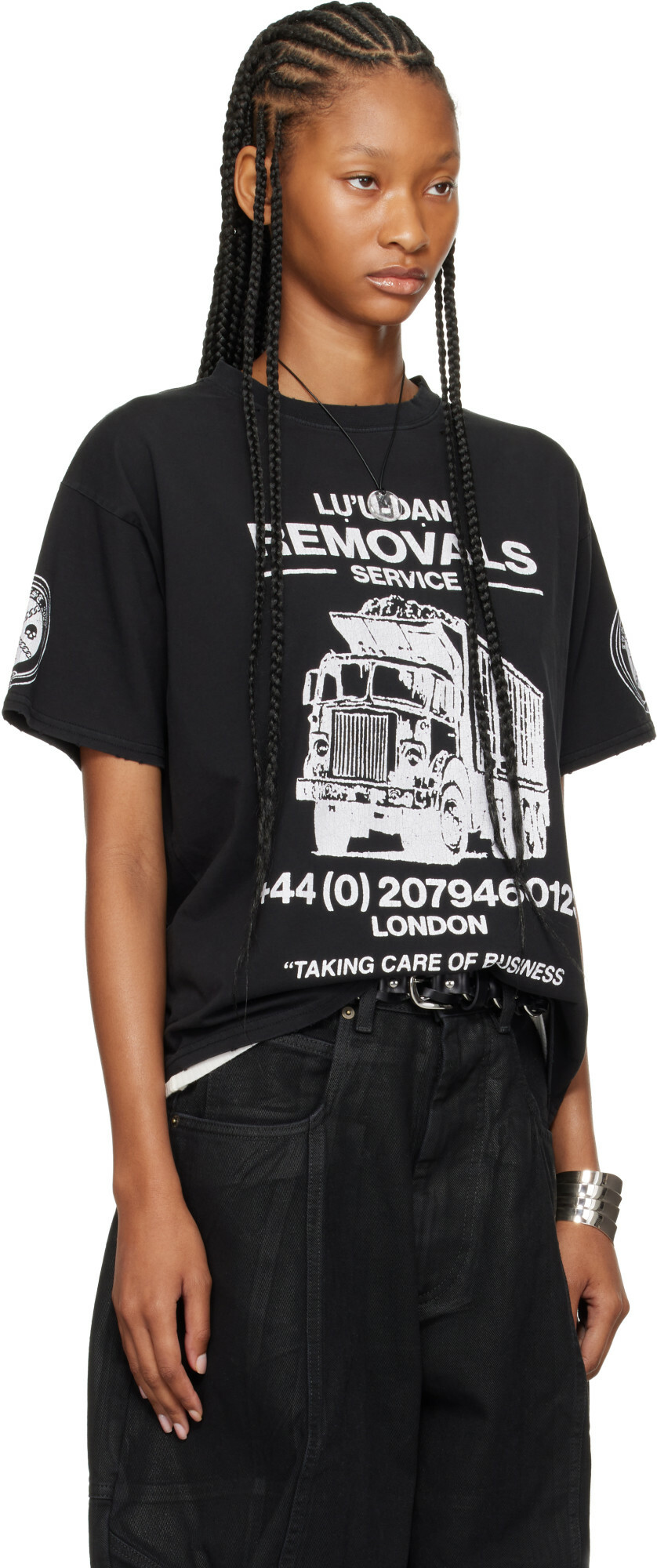 LU'U DAN Black Box T-shirt