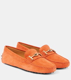 Tod's T-Ring suede loafers