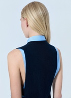 Miu Miu V-Neck Logo Vest