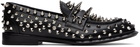 Alexander McQueen Black Stud Loafers