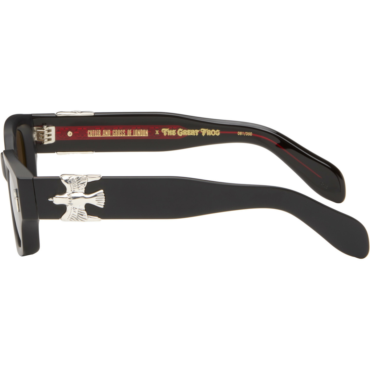 Cutler and Gross Black The Great Frog Edition Soaring Eagle Sunglasses