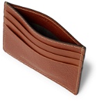 Brunello Cucinelli - Full-Grain Leather Cardholder - Brown