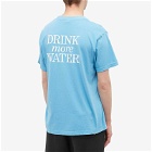 Sporty & Rich Men's New Drink Water T-Shirt in Atlantic/White