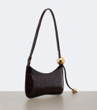 Jacquemus Bisou Perle Small leather shoulder bag