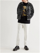 KAPITAL - Reversible Bandana-Print Felted Cotton Jacket - Gray
