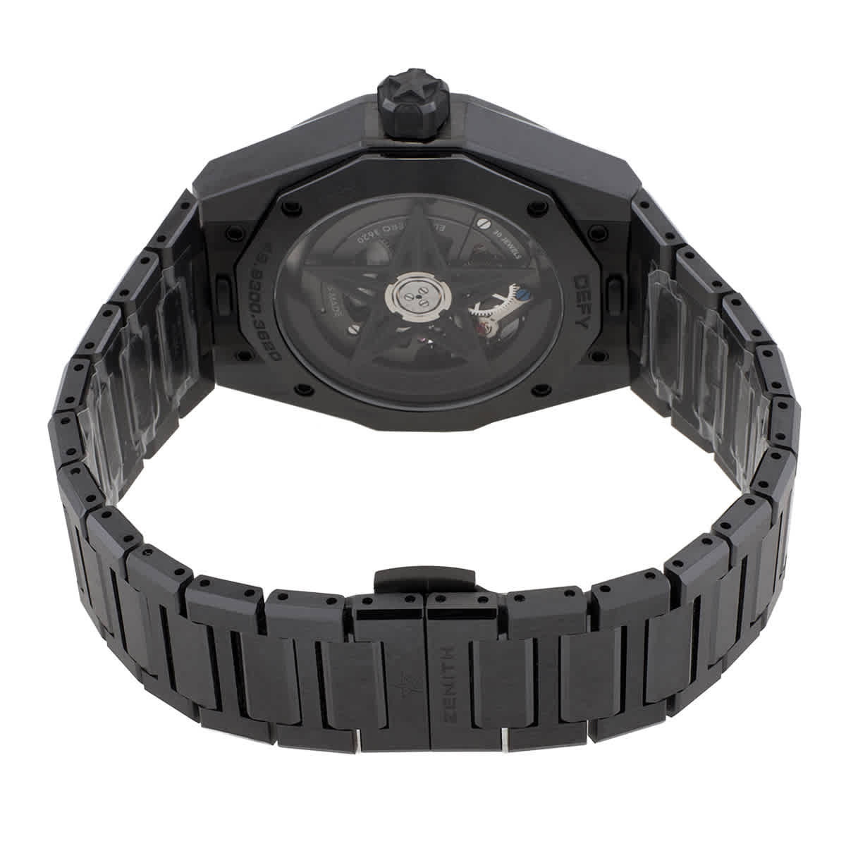 【世界限定100枚】Death NYC　JJ013 Zenith Defy Skyline Skeleton 41mm Mens Watch Black 49.9300