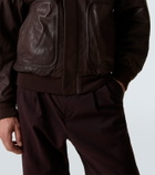 Calvin Klein Collection Johnson leather blouson