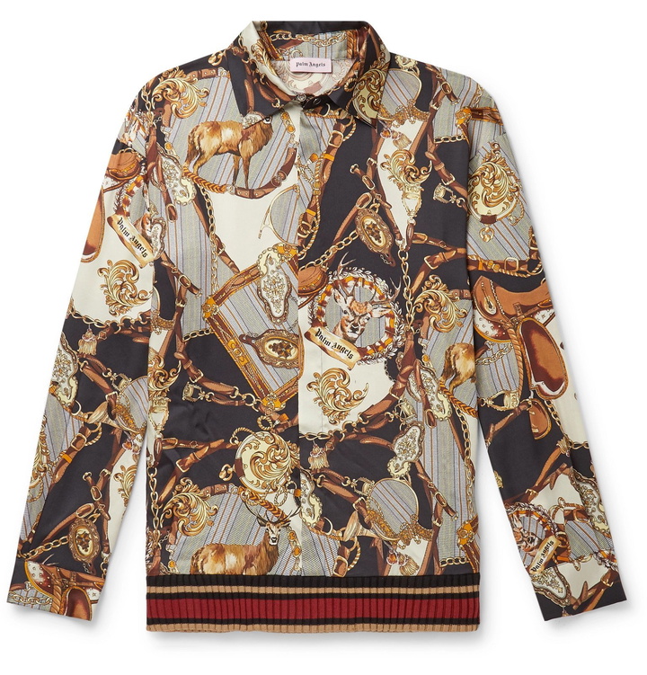 Photo: Palm Angels - Printed Twill Shirt - Multi