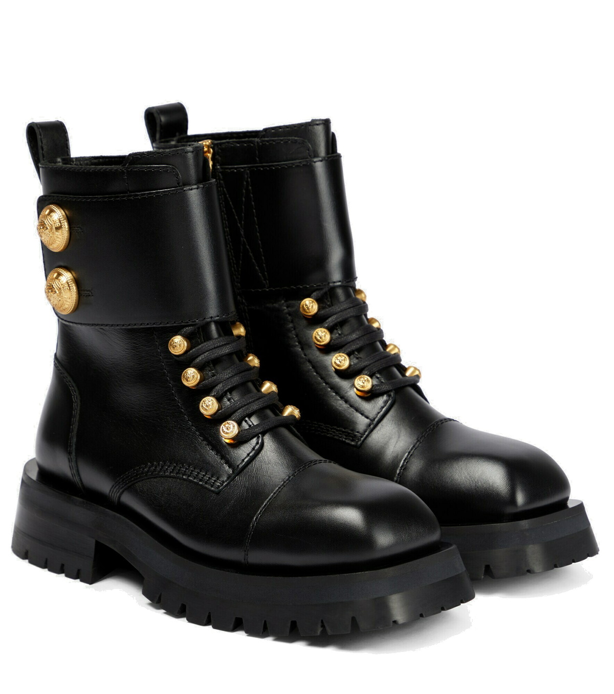 Balmain - Ranger leather boots Balmain