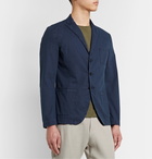 Incotex - Unstructured Stretch-Cotton Blazer - Blue