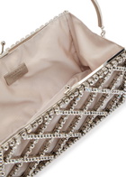 Rosantica Garofano Crystal-embellished Satin Shoulder bag - Silver - One Size